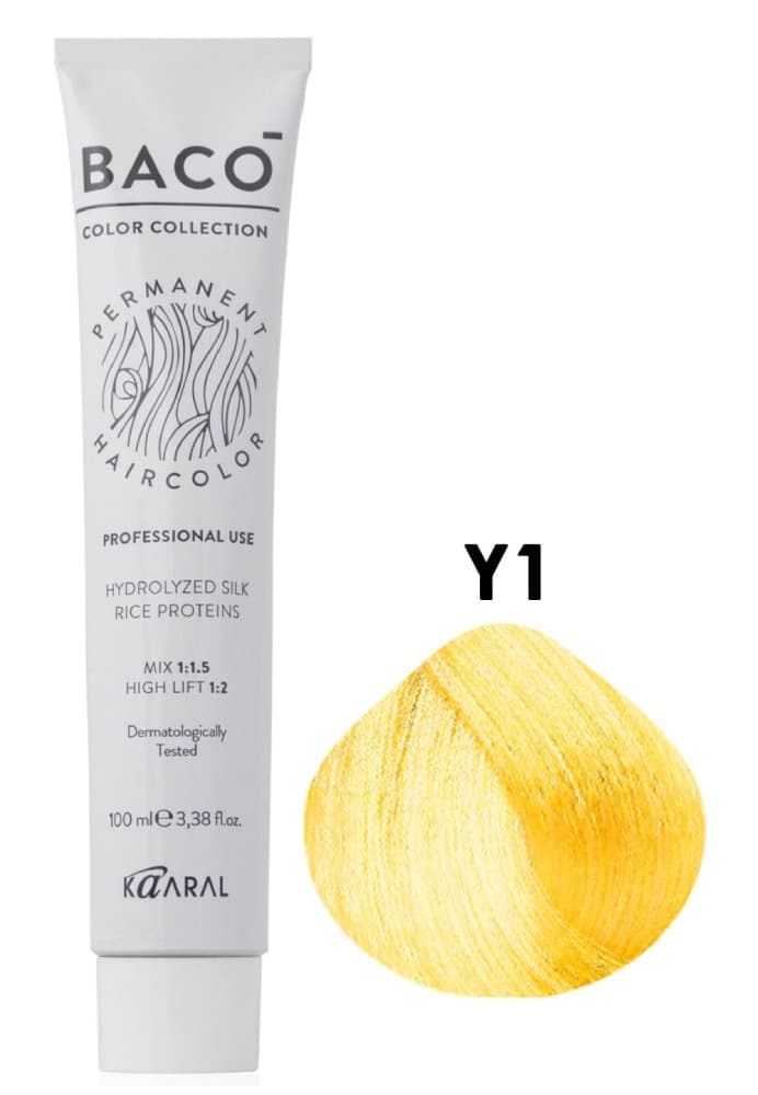 KAARAL Baco color  Y1 желтый корректор 100 мл