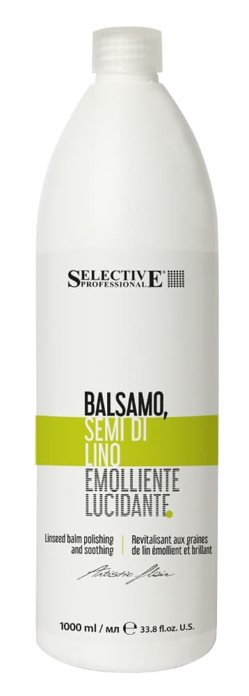 SELECTIVE Artistic Flair Бальзам для волос питательный с льняным семенем, 1000 мл.