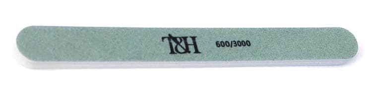 Т&Н Пилка-полировщик для ногтей "Овал" 600/3000 грит. цвет Мятный -1шт