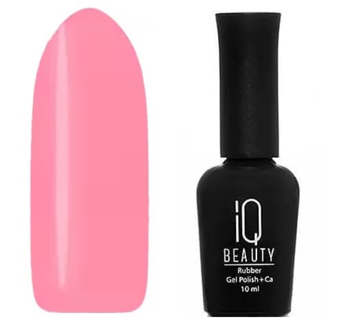 IQ BEAUTY Каучуковый гель-лак с кальцием №138 10 мл. (WONDERLAND Pink o'clock)