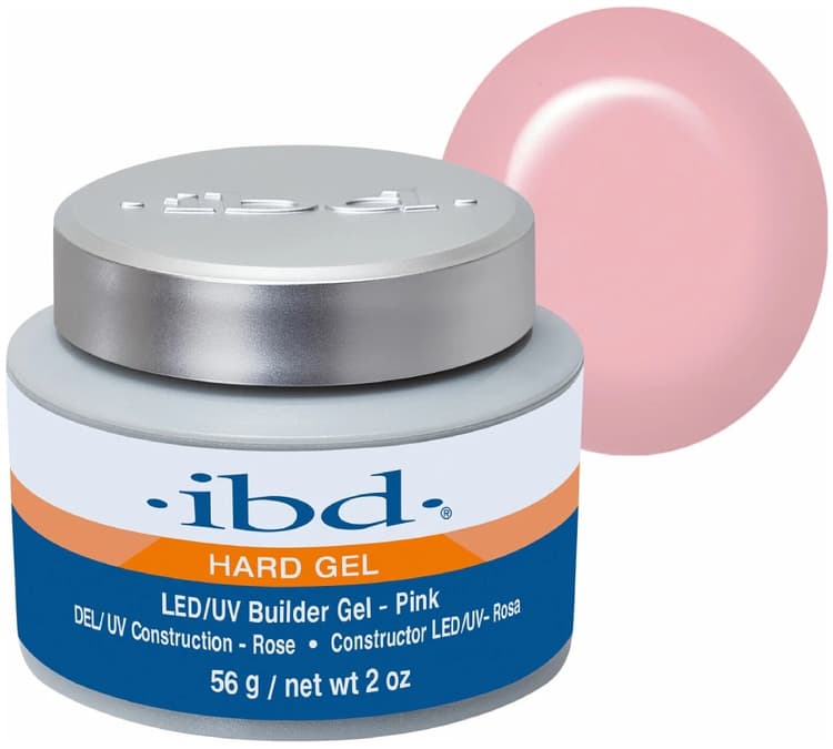 ibd Builder Gel Pink, 56 мл. - розовый конструирующий гель LED/UV