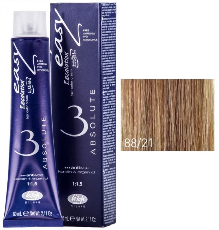 Lisap Absolute 88/21 интенсивный светлый блондин платиновый 60 мл