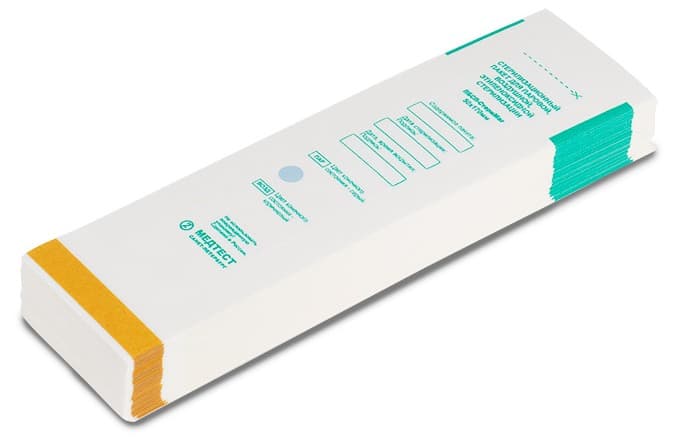 Крафт- пакеты ПБСП-СТЕРИМАГ бумажный БЕЛЫЙ для стерилизации 50х170 (100 шт) самоклеящиеся