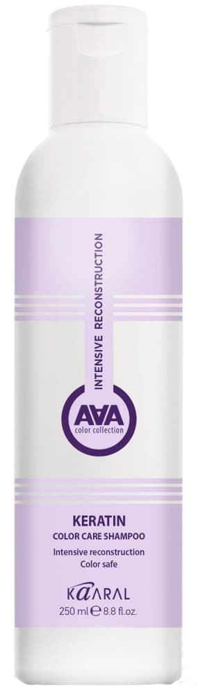 KAARAL Кератиновый шампунь для окрашенных и химически обработанных волос 250 мл