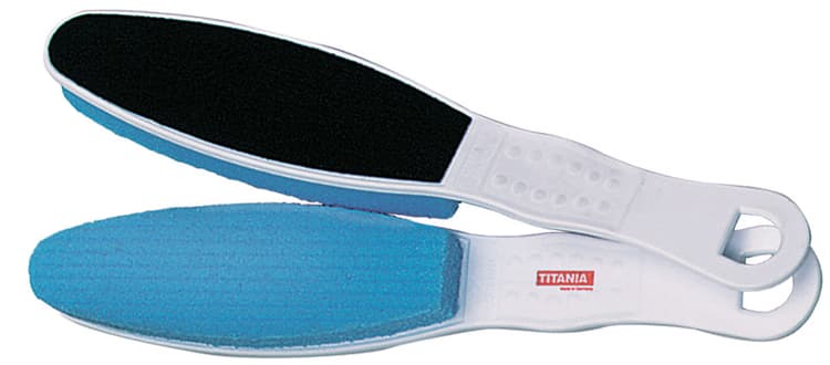 Titania Терка для педикюра двусторонняя с пемзой