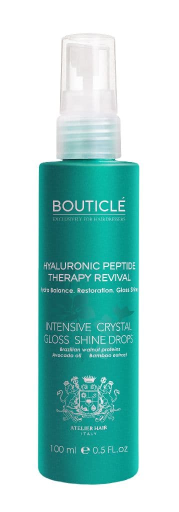 Bouticle ATELIER HAIR HYALURONIC Интенсивные кристальные капли для сильно поврежденных волос 100 мл
