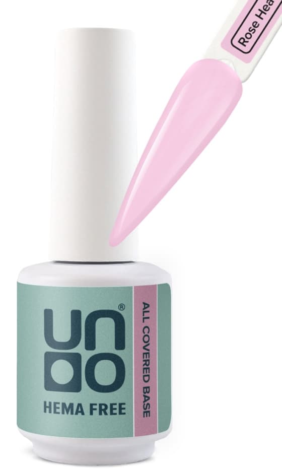 UNO HEMA FREE Гель-лак базовый All Covered Base Gel, 10 г Rose Heaven