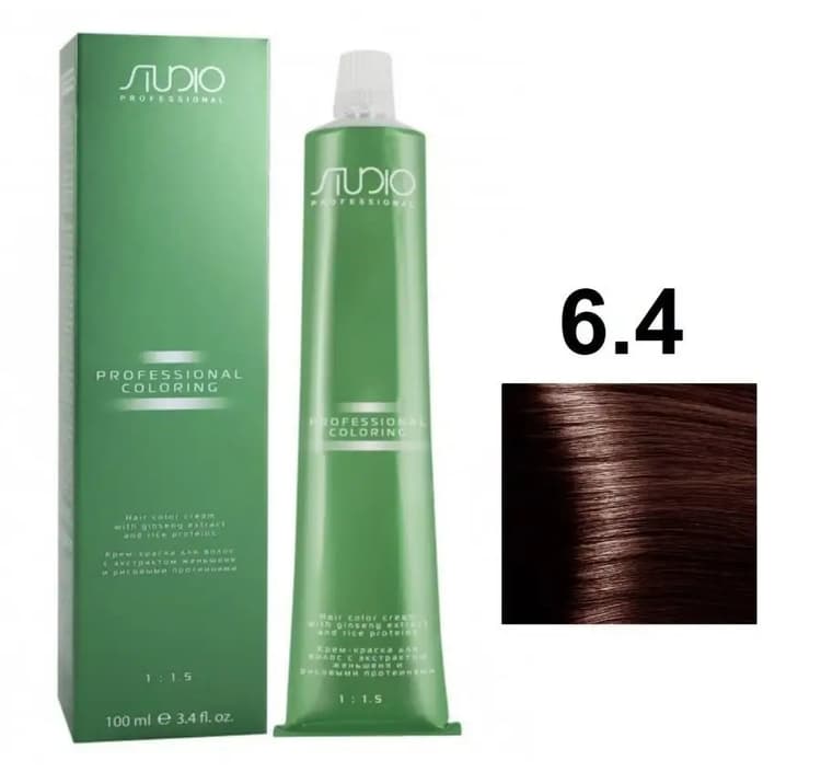 KAPOUS  Studio S 6.4 темный медный блонд 100 мл