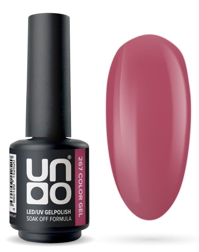 Гель-лак "Uno" - 267 Античный розовый - Antique Pink, 8 г.