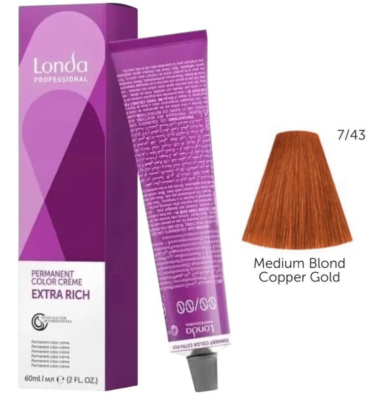 LONDACOLOR 7/43 блонд медно-золотистый