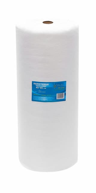 Полотенца спанлейс Белый  45*90 (рулон-100шт)