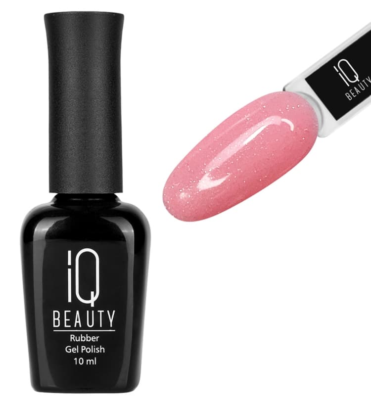 IQ BEAUTY Каучуковый гель-лак с кальцием №165 10 мл. Parisienne