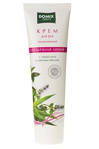 DOMIX Крем для рук Увлажняющий с наносеребром, 100мл