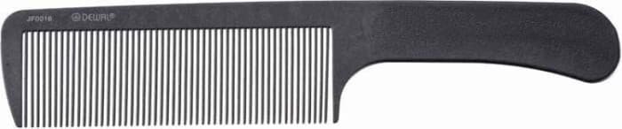 Dewal Расческа микрофибра с силиконом рабочая для стрижки под машинку, антистатик, серая 25,8 см