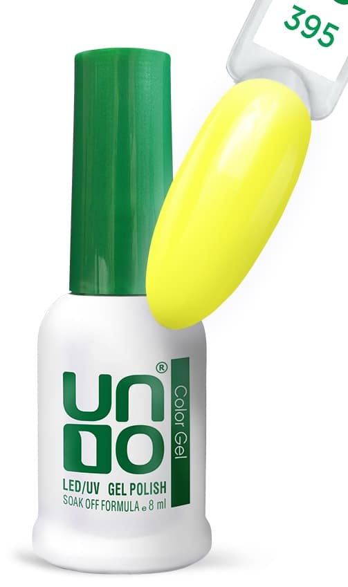 Гель-лак "Uno" - 395, Канарейка -  Canary, 8мл. 