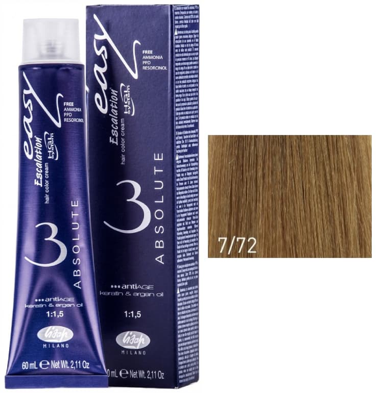 Lisap Absolute 7/72 холодный бежевый блондин 60 мл
