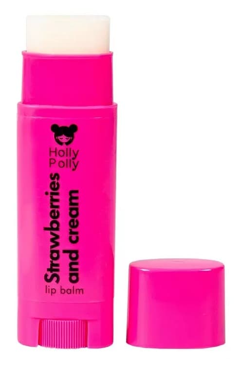 HOLLY POLLY Бальзам для губ (Клубника со сливками), 4,9 г.