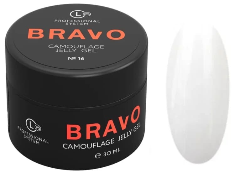 Bravo Моделирующий Camouflage Gel Jelly №16 30 мл.