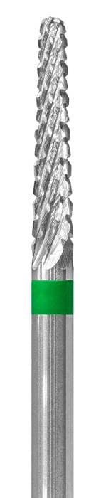 Фреза Конус Твердосплавная с крупной крестообразной нарезкой (зеленая насечка) 2,3 мм