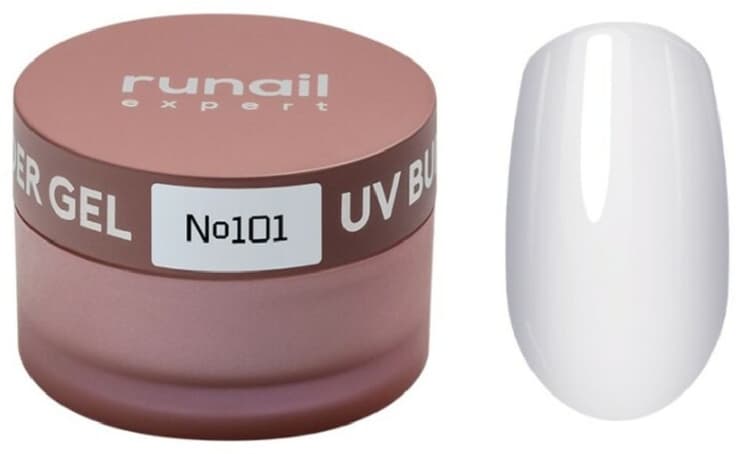 RuNail Expert Гель моделирующий UV BUILDER GEL №101, 50г банка