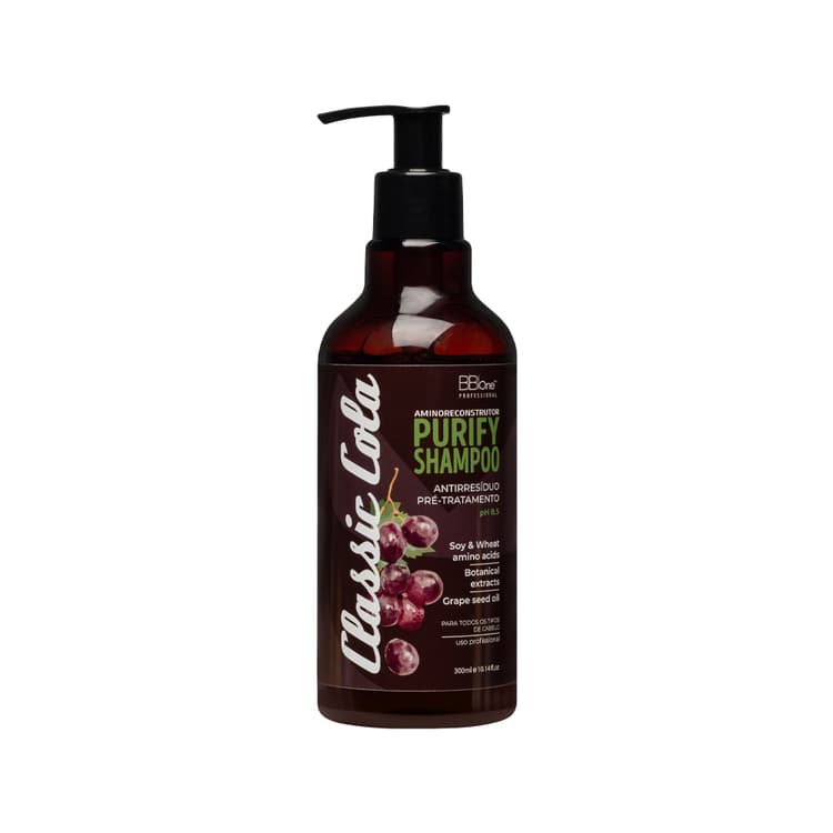 BB One Aminoreconstrutor Purify Shampoo Шампунь подготавливающий Classic Cola 300 мл.
