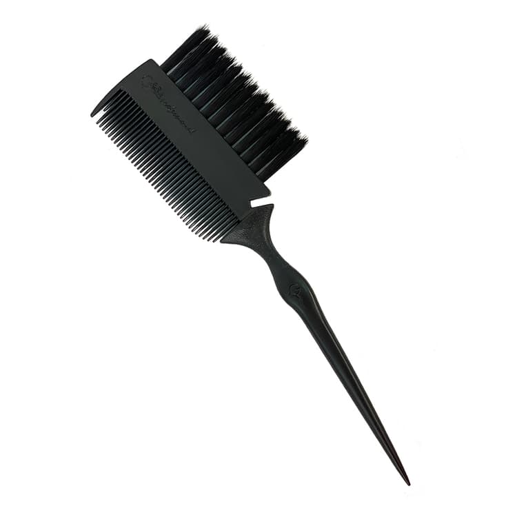 Gera Professional Кисть-гребень "Гармония" черная щетина 32 мм, цвет черный