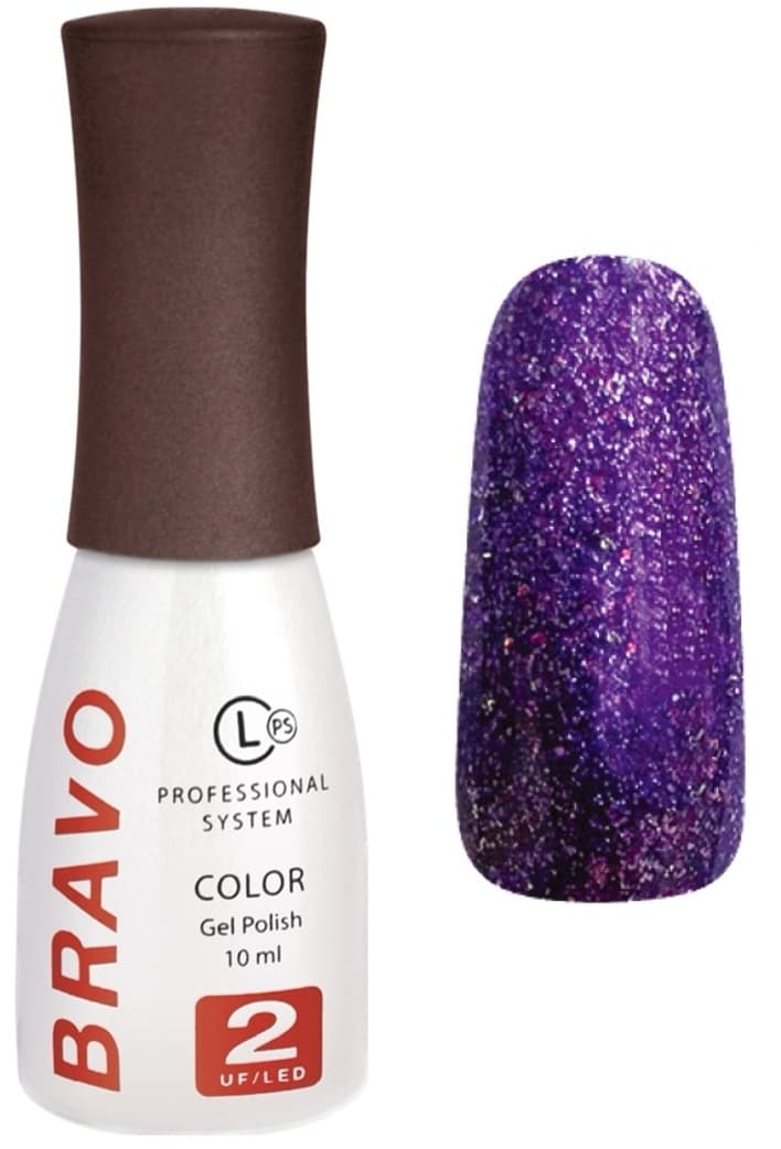 Bravo Гель-лак с глиттером 2020г. №269, 10мл. 
