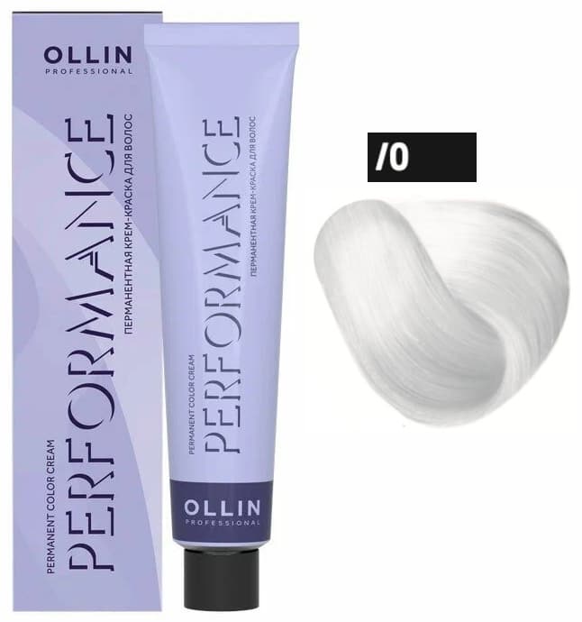 OLLIN PERFORMANCE  0/0 нейтральный 60мл Перманентная крем-краска для волос