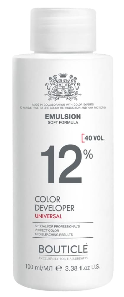 Bouticle Окисляющая эмульсия 12% "Color developer 40 vol" 100 мл