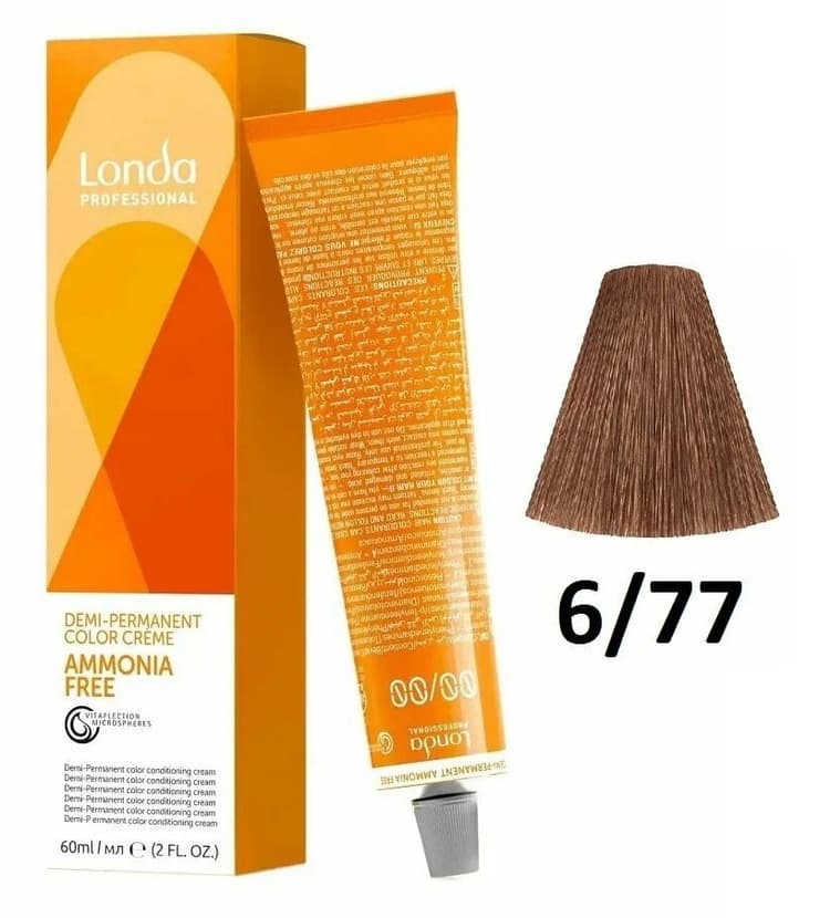 LondaТон Ammonia-Free 6/77 темный блонд интенсивно-коричневый 