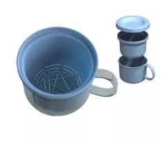 Контейнер для стерилизации круглый на 0,2л