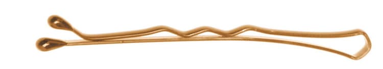 Dewal Невидимки золотистые, волнистые, 40 мм, 60 шт/уп.