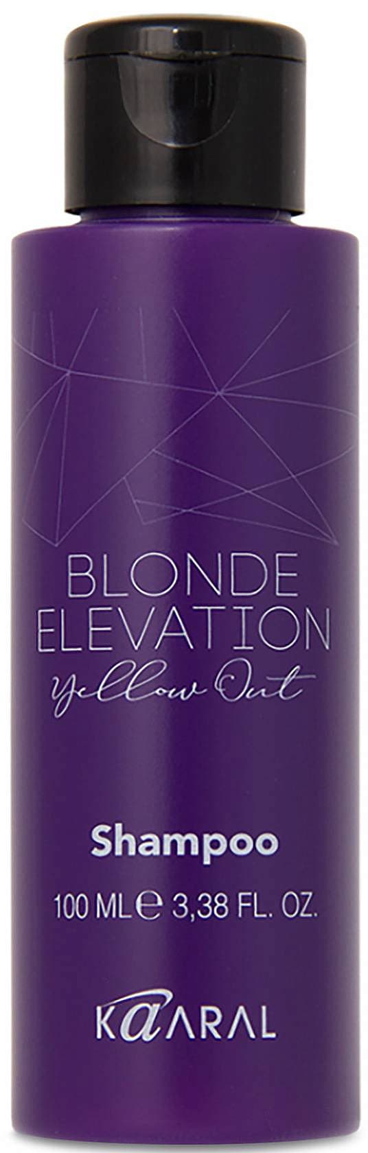 KAARAL Blonde Elevation Yellow Out Антижелтый шампунь для волос 100 мл