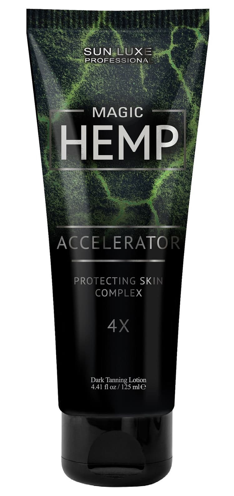 SUN LUXE Крем-ускоритель загара"Magic Hemp 4x" с маслом семян конопли и экстрактом алоэ, 125 мл.