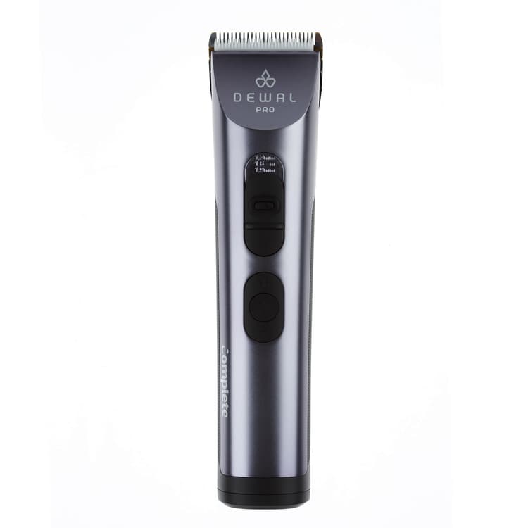 DEWAL Машинка PRO COMPLETE аккум./сеть, 2 ножа 45 мм, 4 насадки, 7W