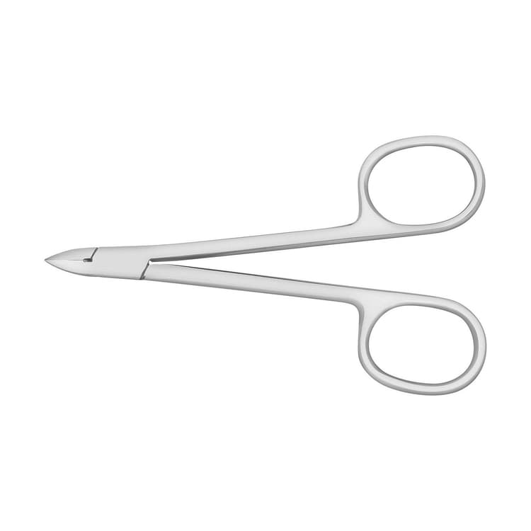 Nippon Nippers Кусачки для педикюра "Глазки" (Лезвие без пятки. Матовые) 9 мм.