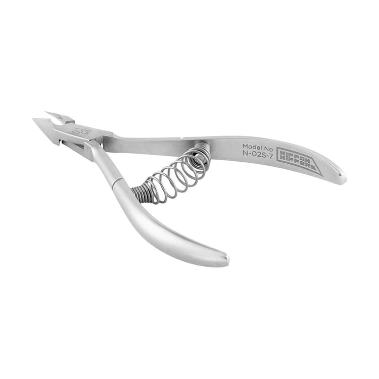 Nippon Nippers Кусачки для кутикулы (Спиральная пружина. Матовые) 7 мм.